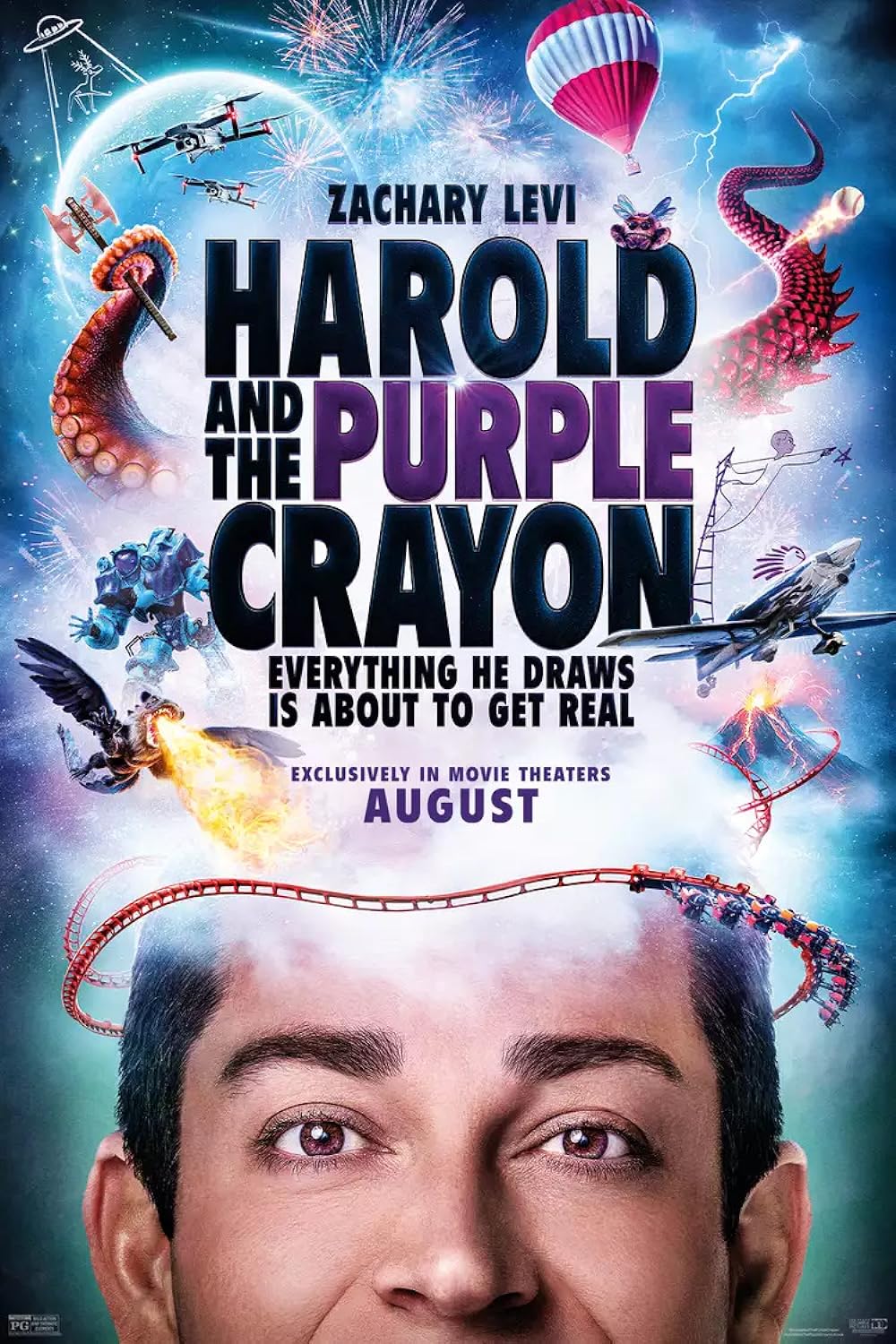 فيلم Harold and the Purple Crayon 2024 مترجم اون لاين